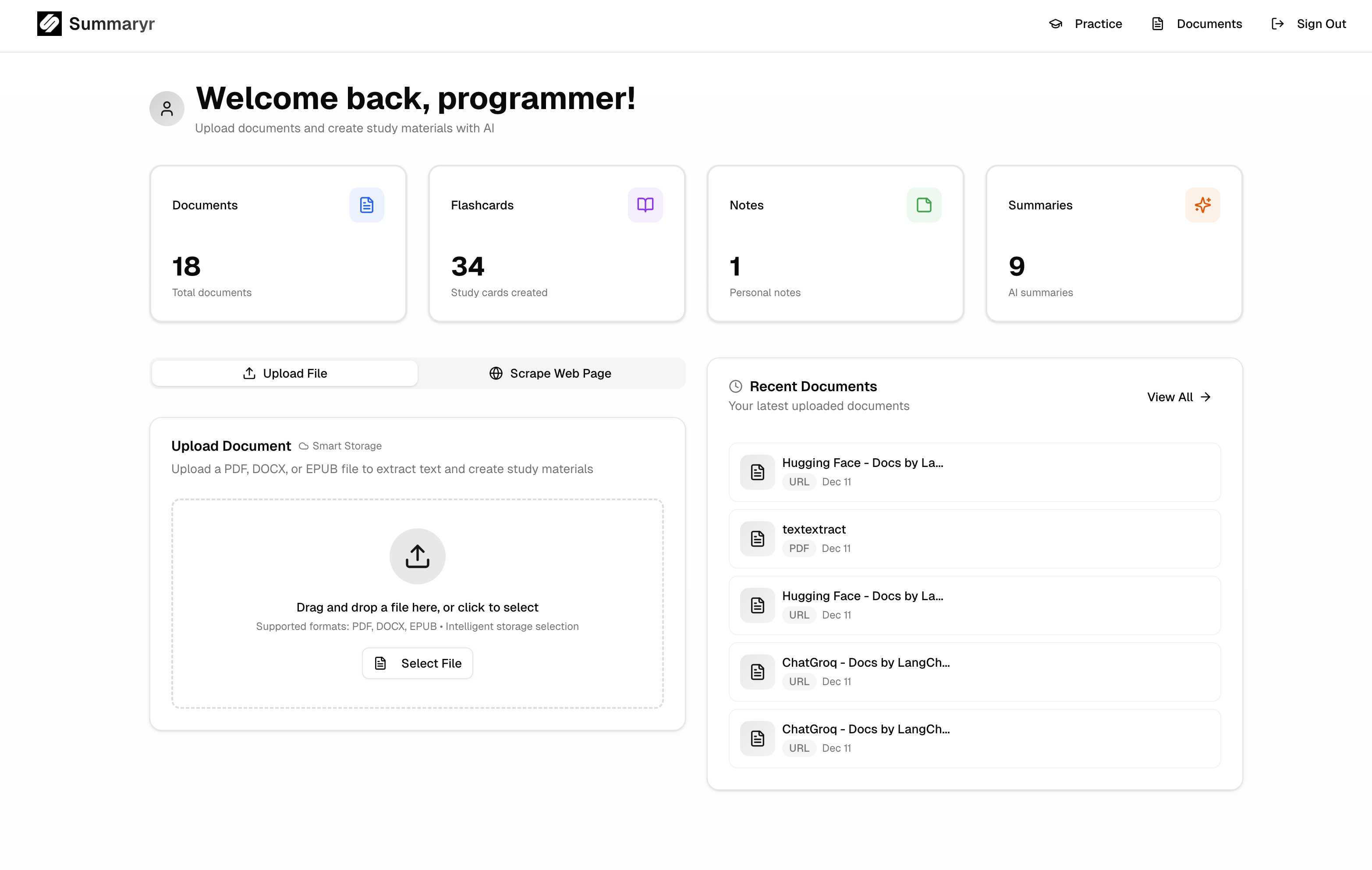 Summaryr gallery image