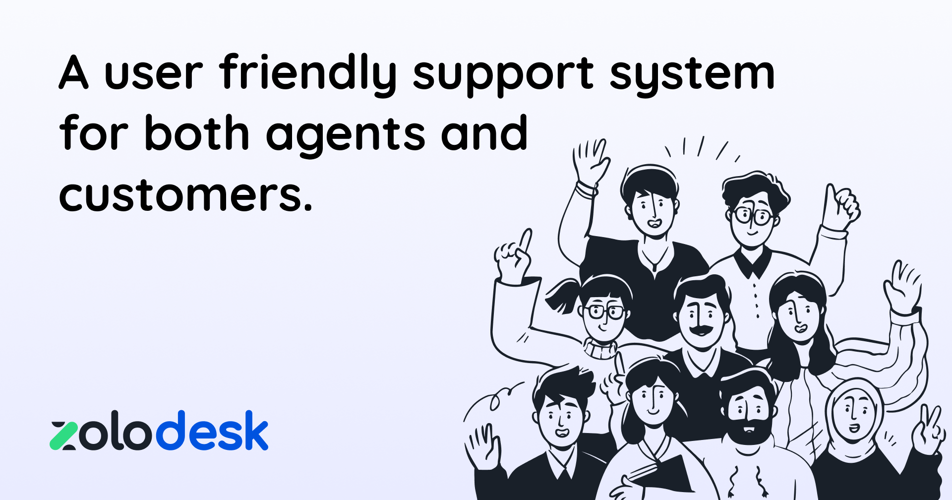 Mídia 1 de Zolodesk - O suporte de suporte amigável para aumentar os relacionamentos com os clientes