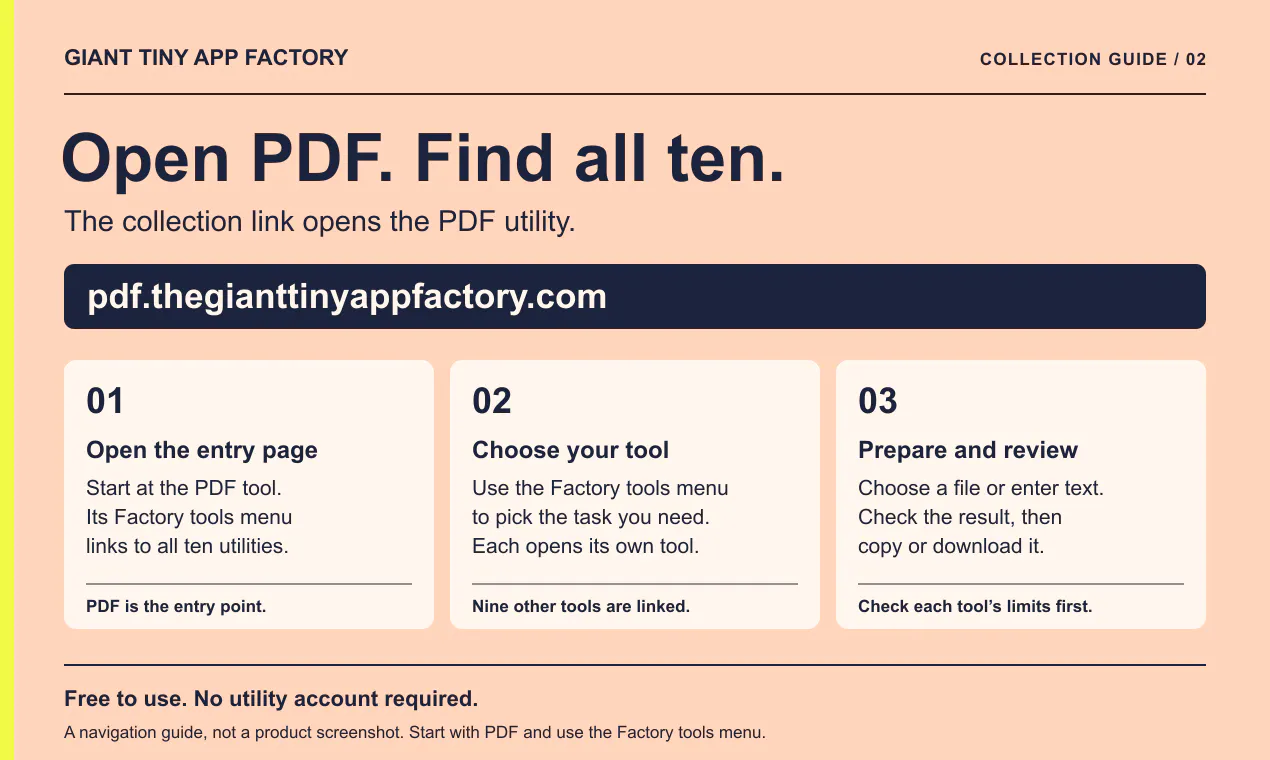 Giant Tiny App Factory gallery image