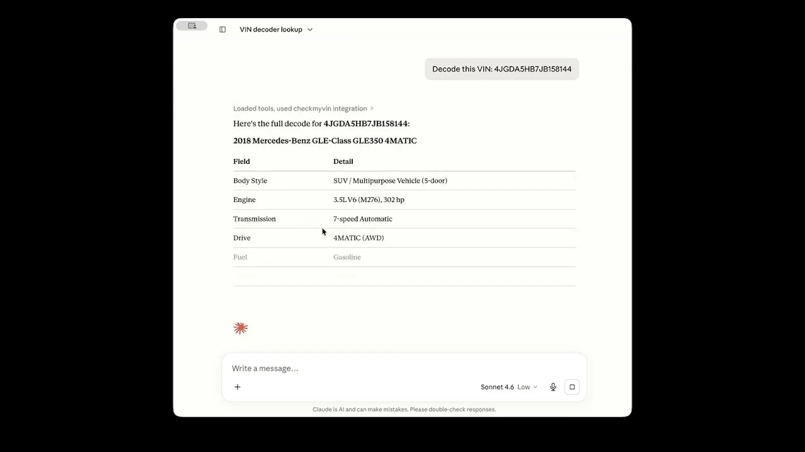 CheckMyVIN screenshot 1 (video preview)