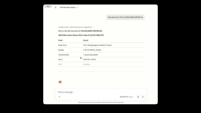 CheckMyVIN screenshot 1 (video preview)