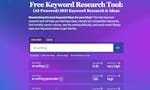 Free Keyword Research Tool image