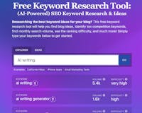 Free Keyword Research Tool media 1