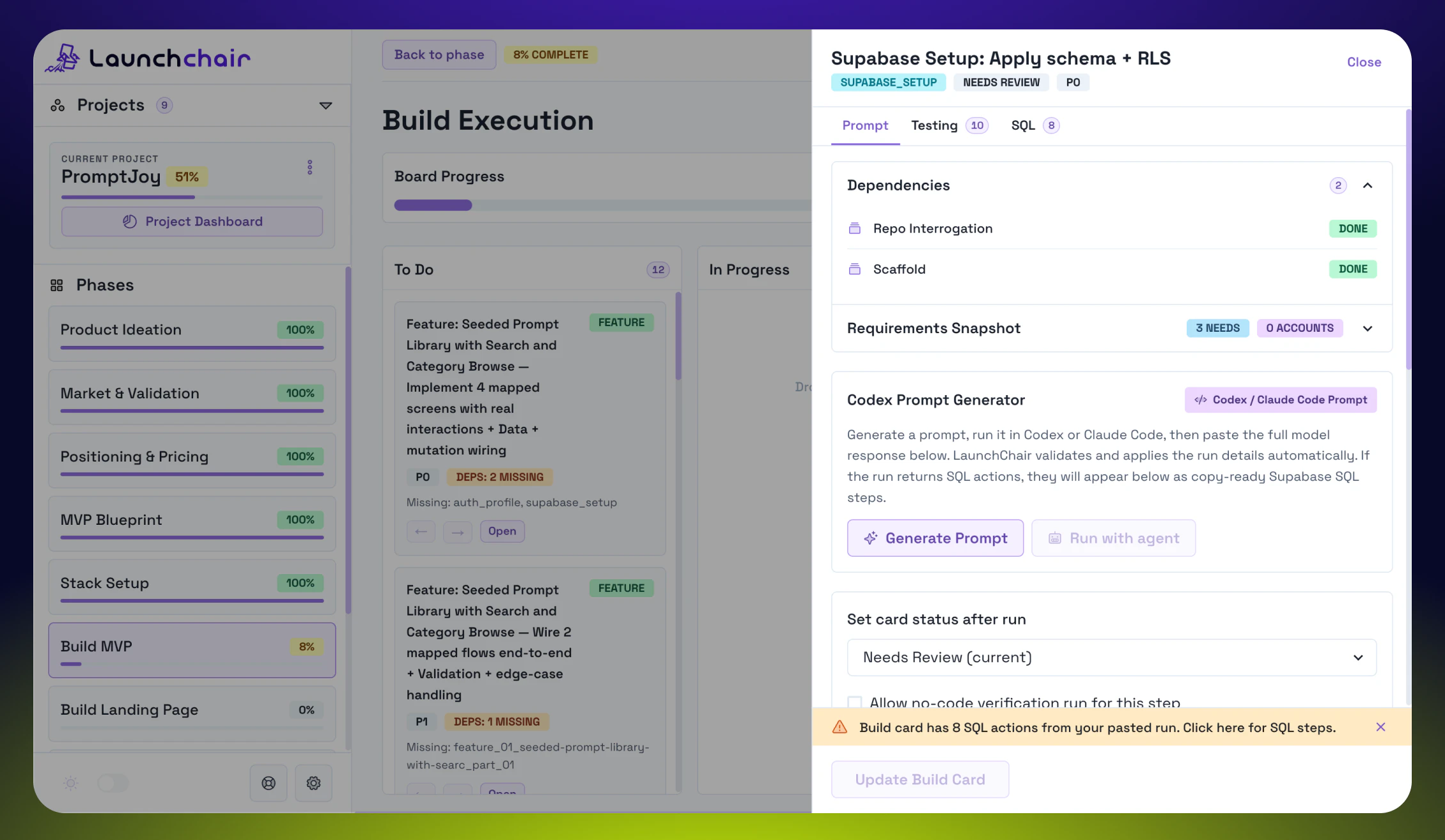 LaunchChair screenshot 4
