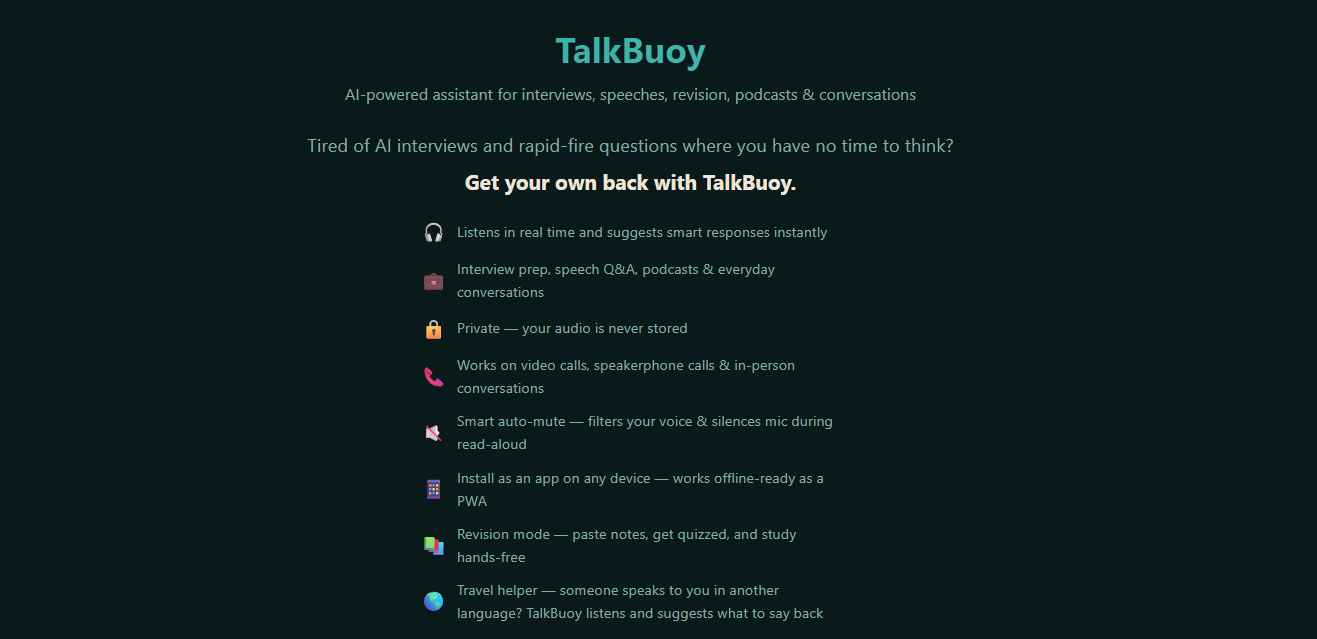 TalkBuoy