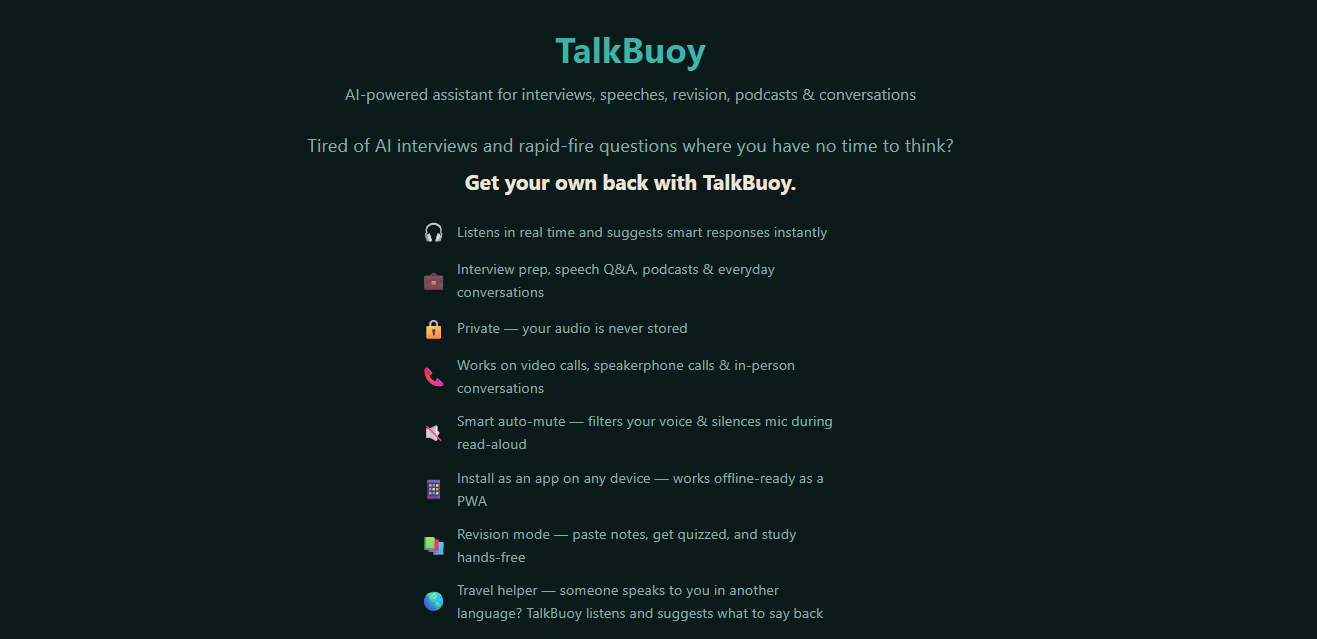 TalkBuoy
