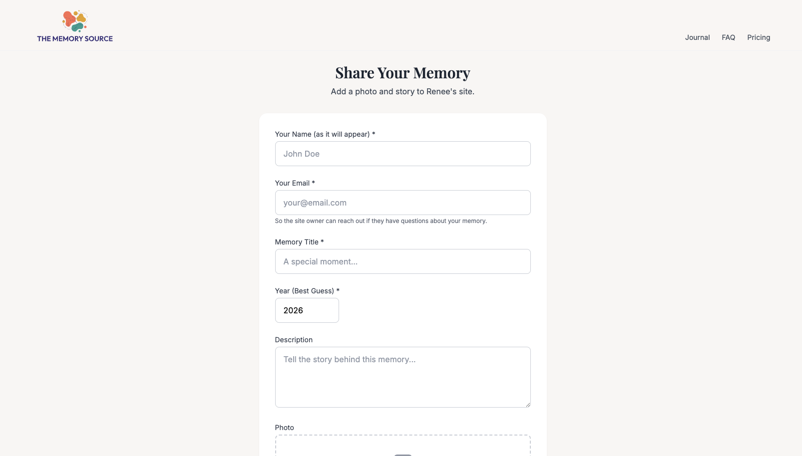 The Memory Source gallery image