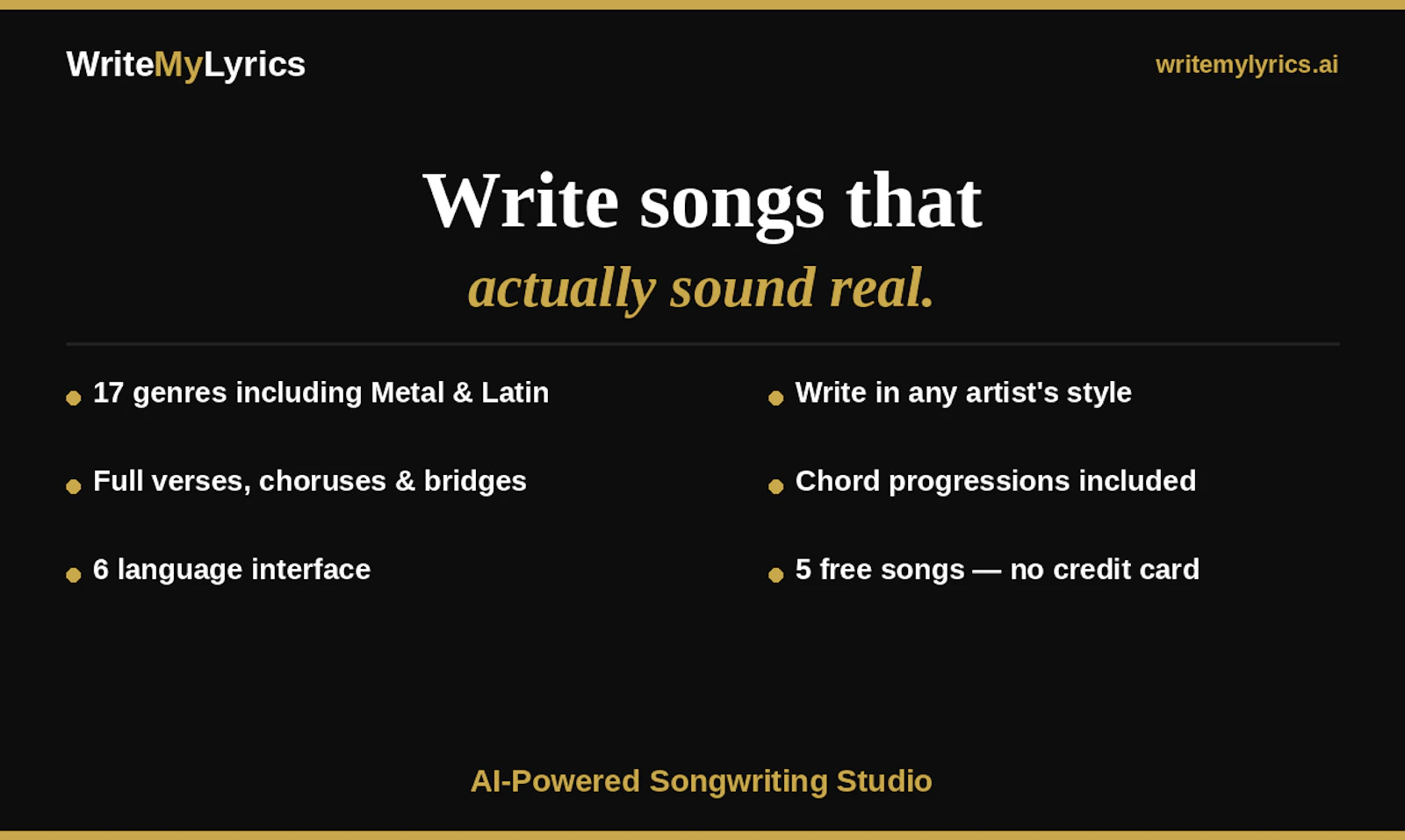 WriteMyLyrics screenshot 3
