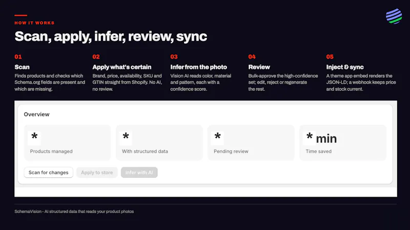 SchemaVision: AI search data in Shopify screenshot 3