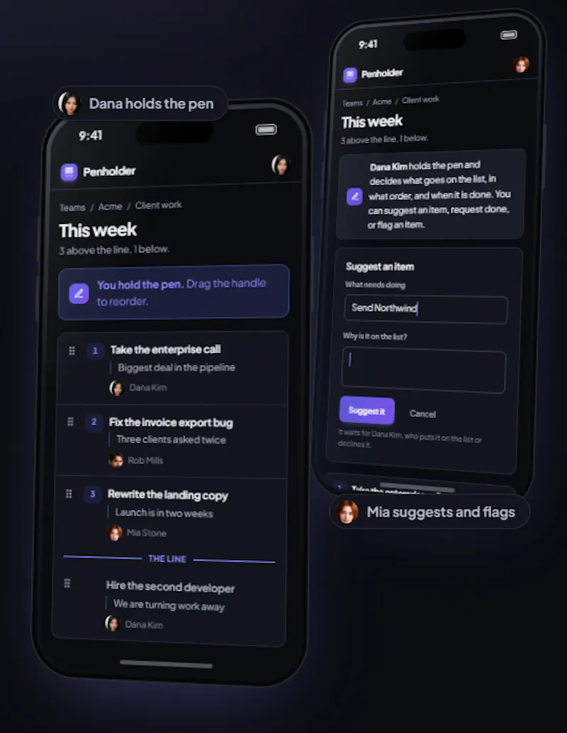 Penholder screenshot 2