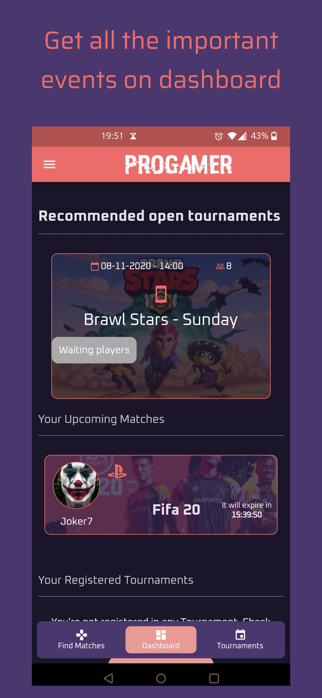 ProGamer.app - Esports tournaments gallery image