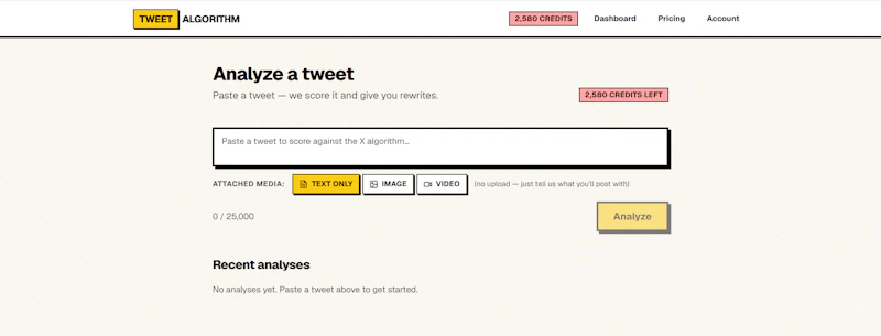 TweetAlgorithm screenshot 3