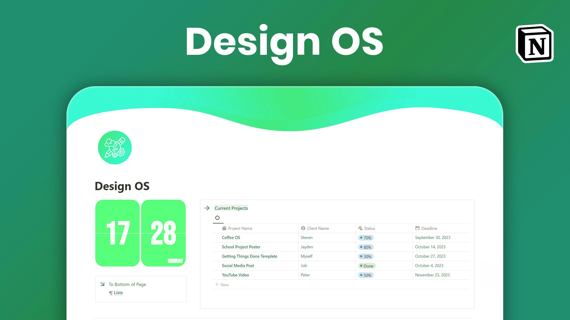 startuptile Design OS-Creative design hub for designing & project work