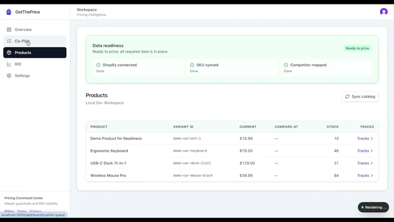 GetThePrice screenshot 1 (video preview)