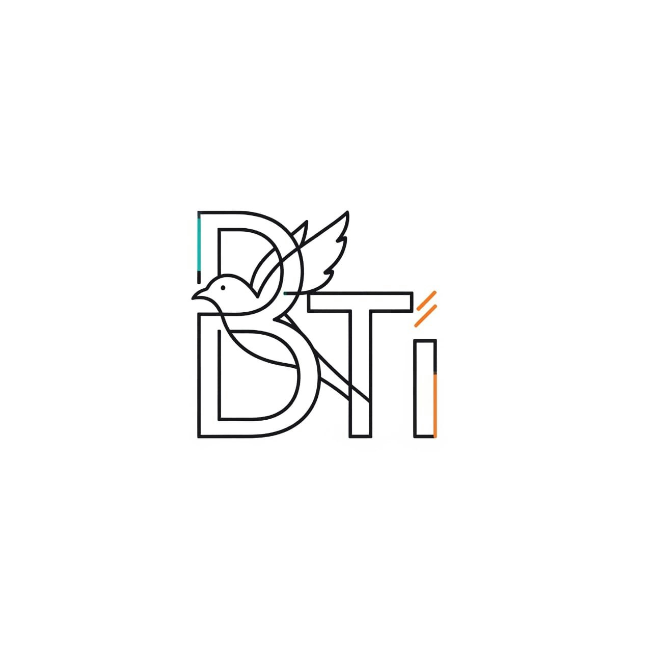 Behind Text Image logo