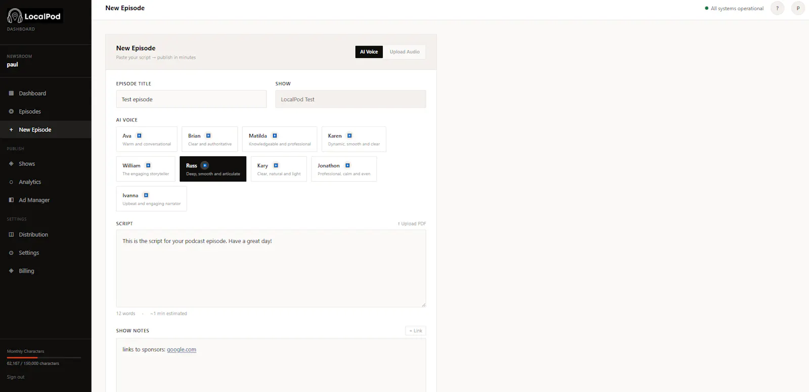 LocalPod Studio  screenshot 3