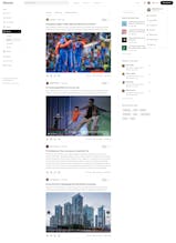 Glowist: Blog Website Template HTML gallery image