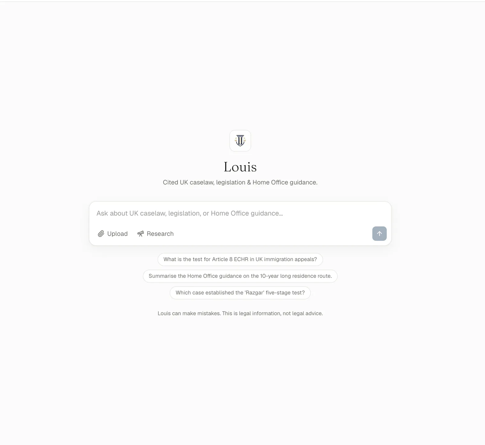 Louis Law AI screenshot 2