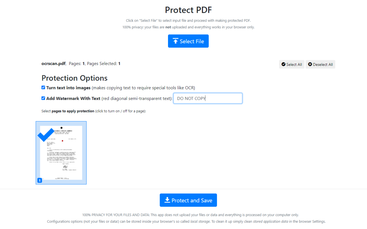 Protect PDF (by PDFLite.co) gallery image