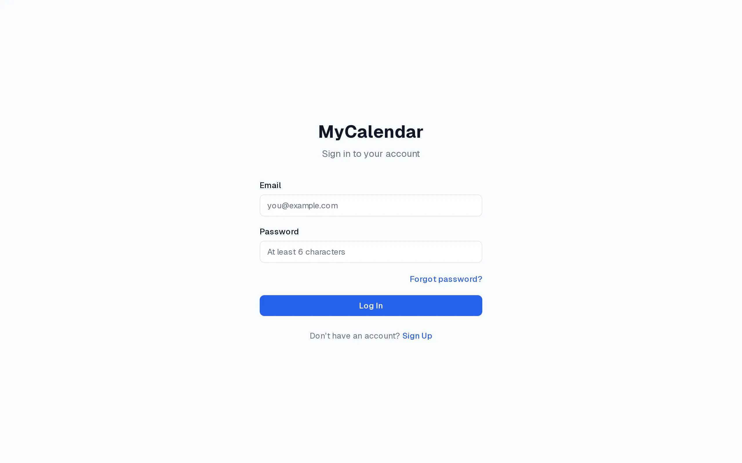 MyCalendar V のプロダクトバナー