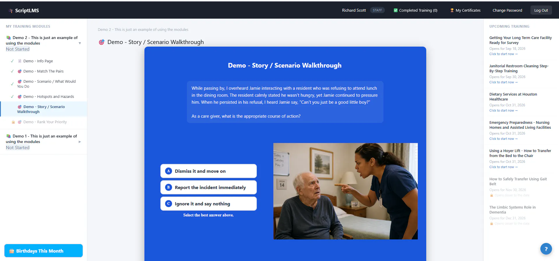 ScriptLMS gallery image