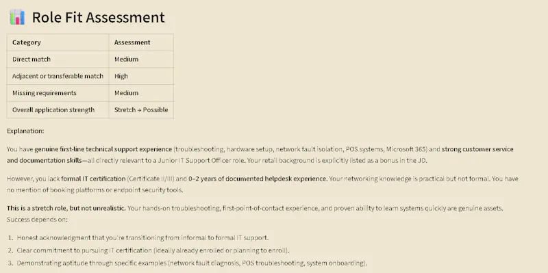 Career Change Strategist screenshot 3
