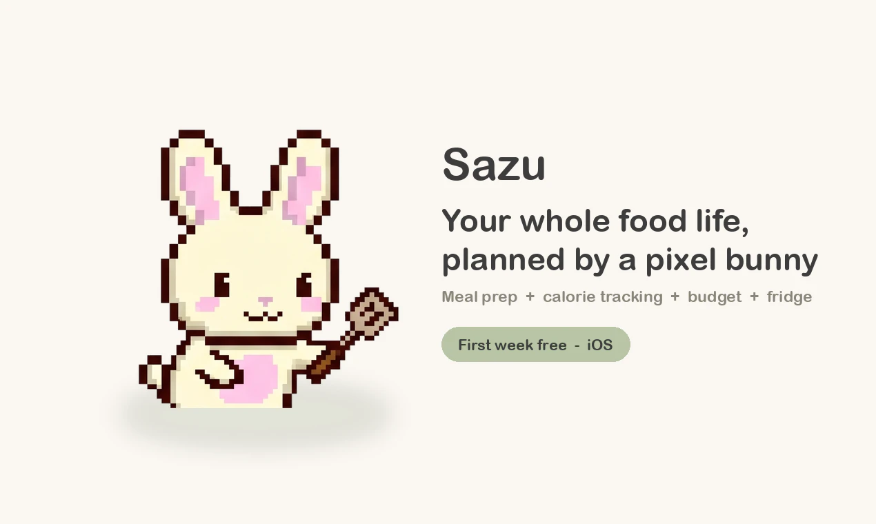 Sazu: AI Meal Prep & Tracker 截图