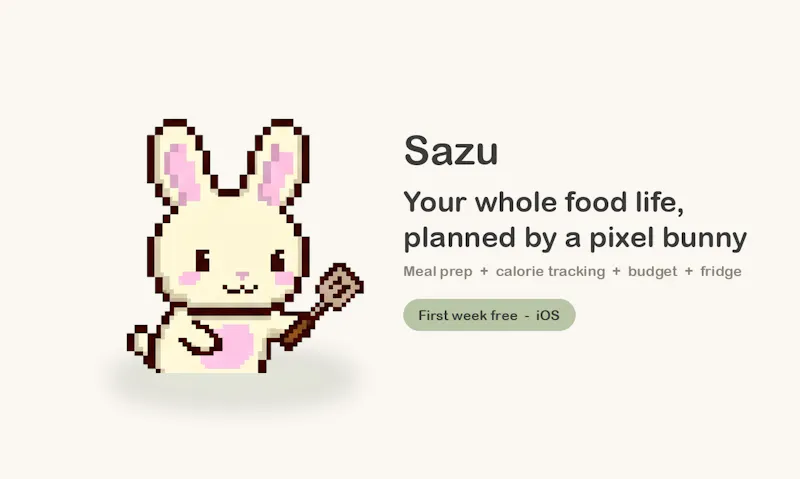Sazu: AI Meal Prep & Tracker screenshot 1