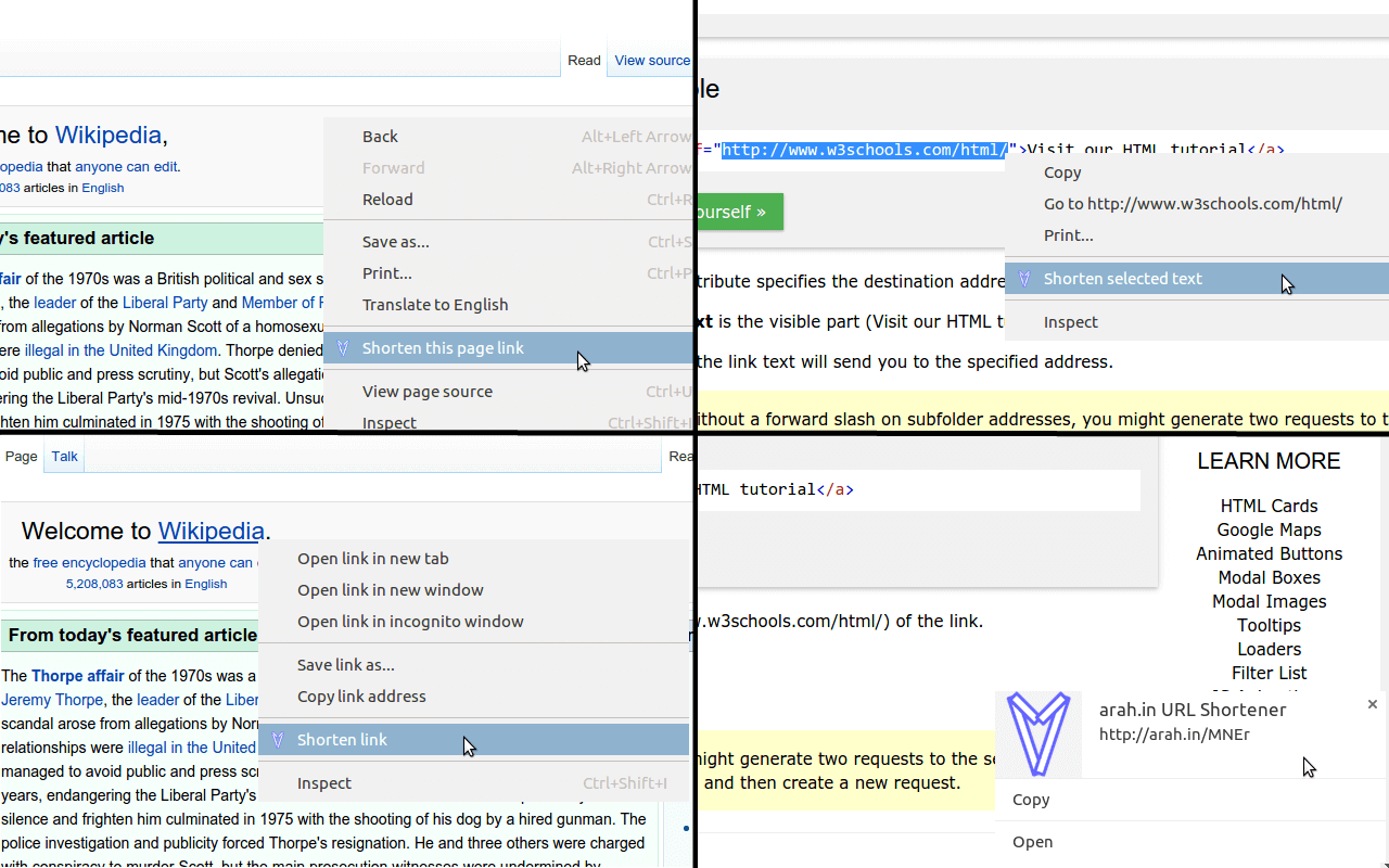 arah.in URL Shortener gallery image