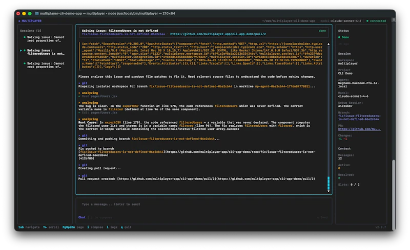 Multiplayer Debugging Agent screenshot 4