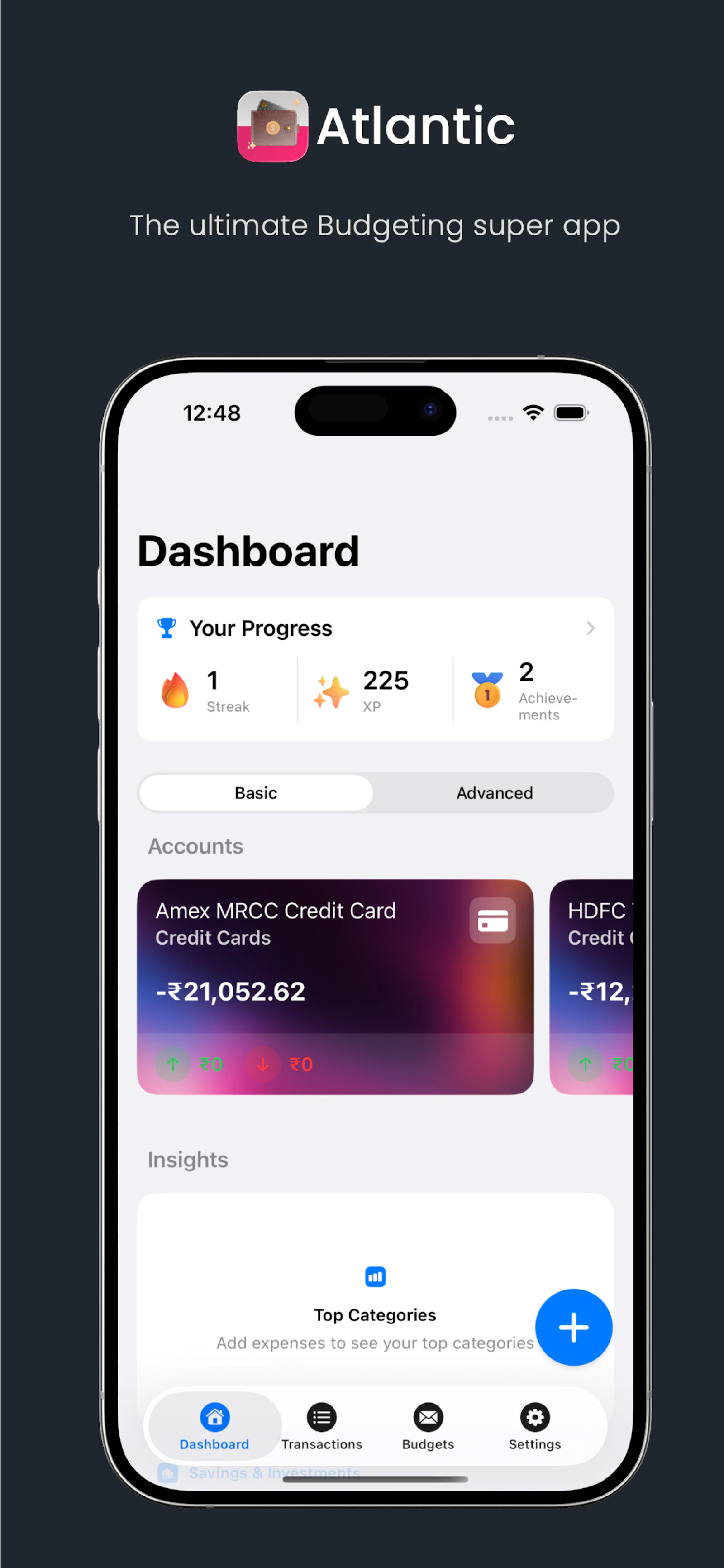 Atlantic: Budget & Expense Tracker screenshot 1