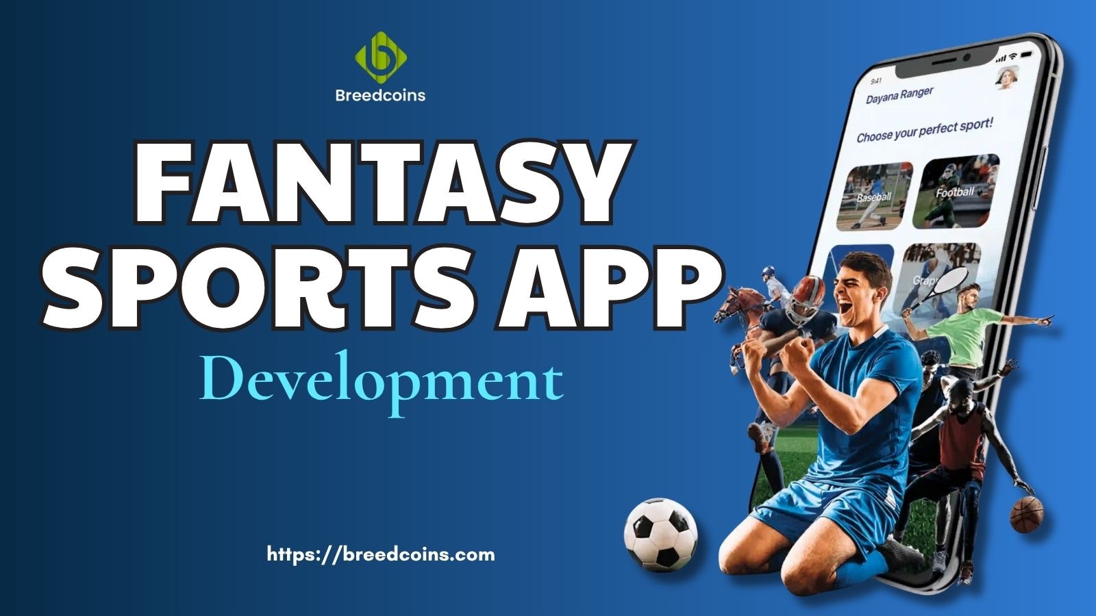Fantasy Sports App Development Company - Main screenshot showing features and interface