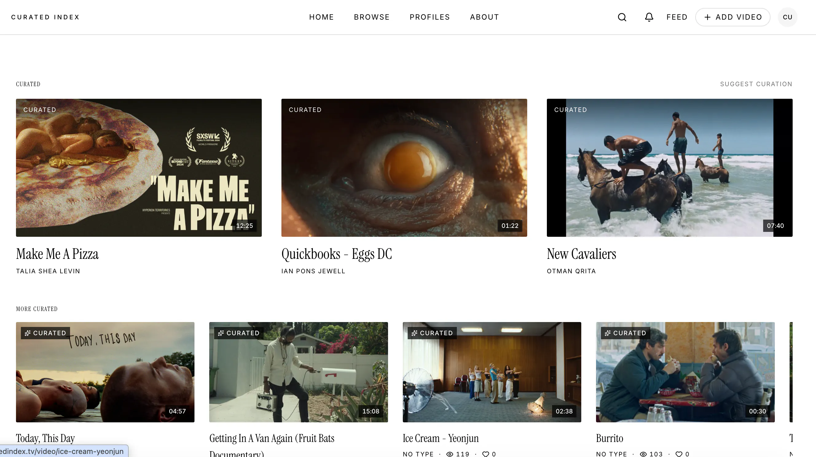 CURATED INDEX gallery image