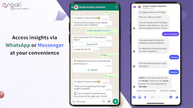 Engati: Insights Assistant Shopify App gallery image