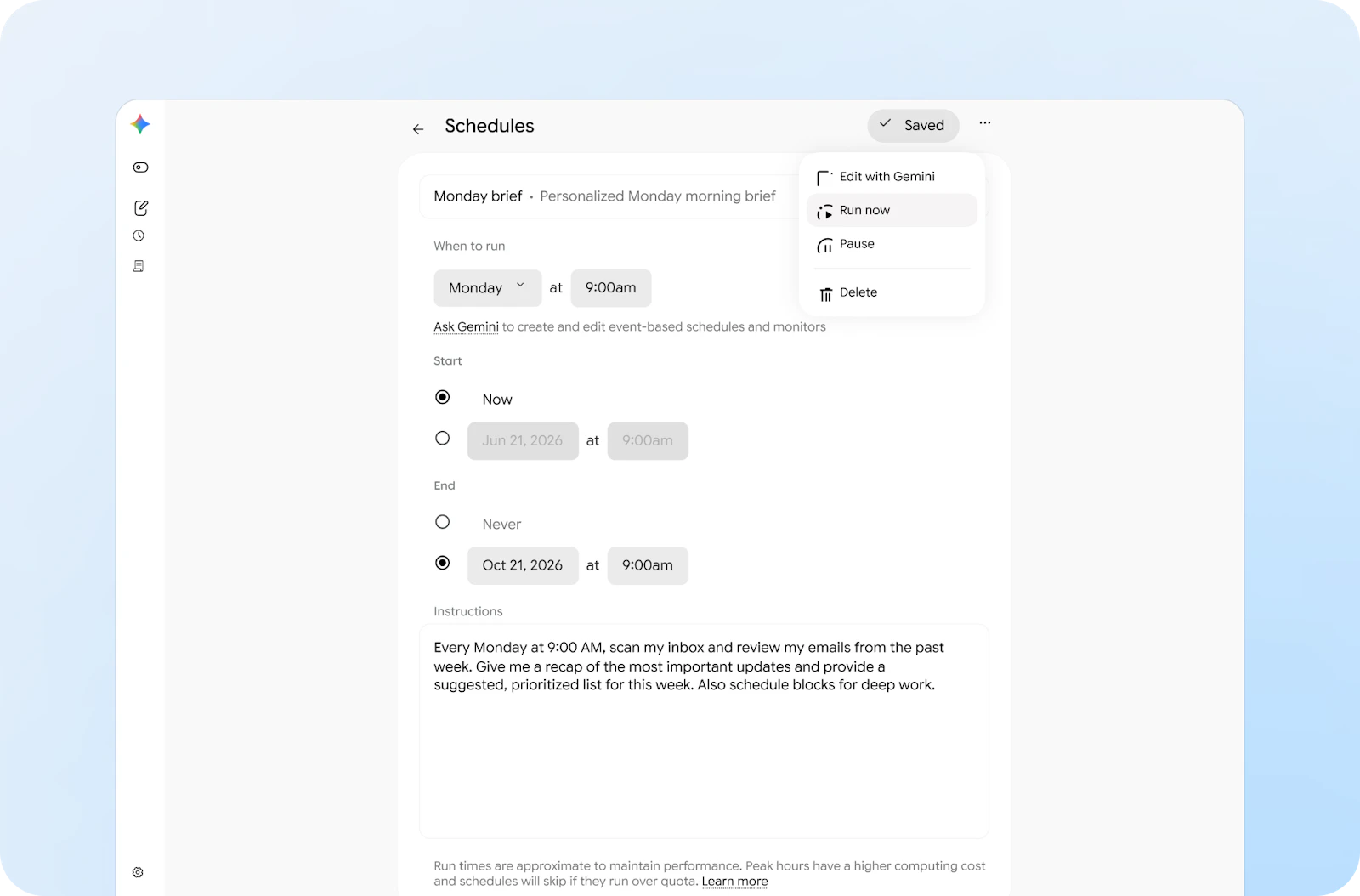 Gemini Spark screenshot 3