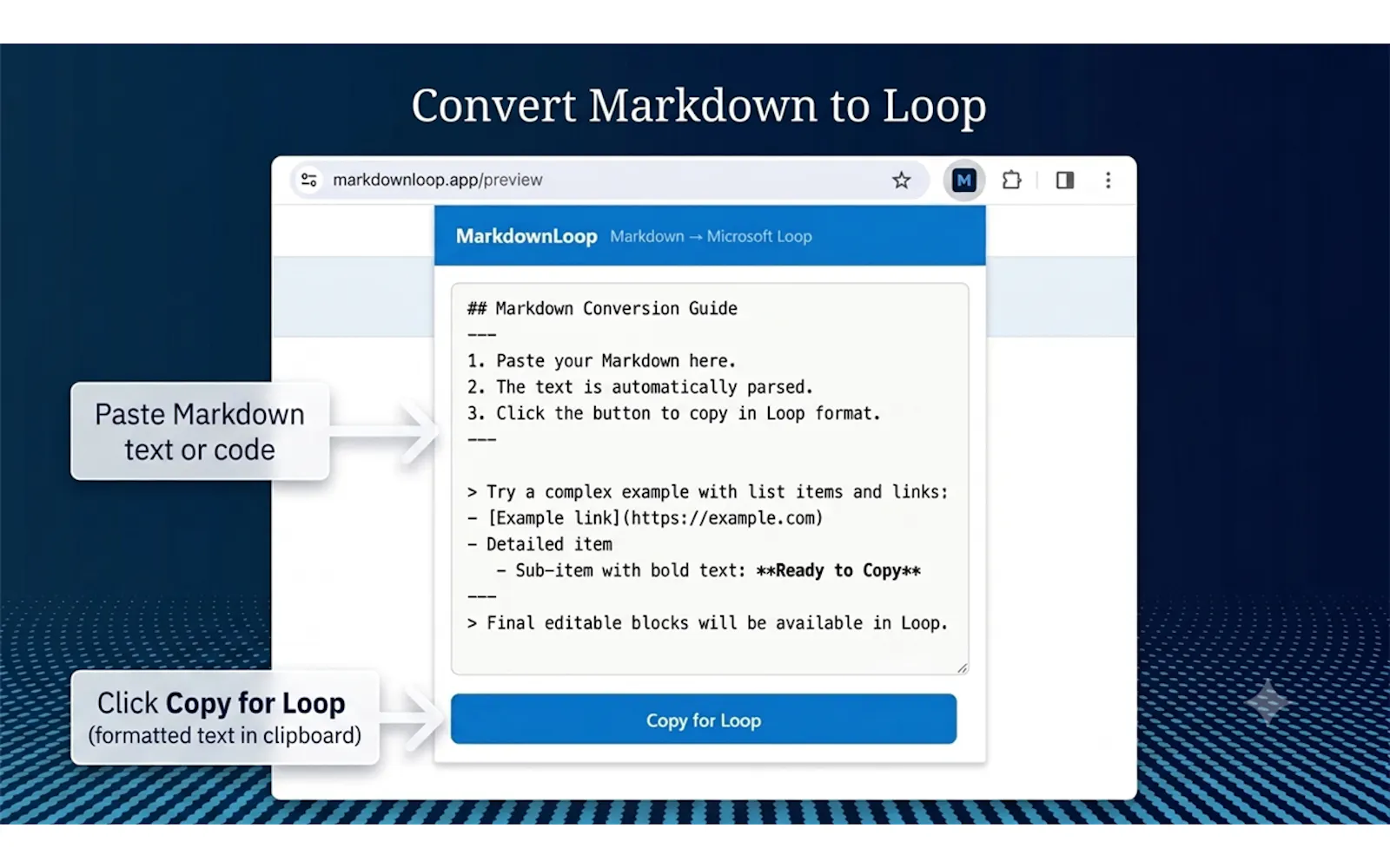 MarkdownLoop screenshot 2