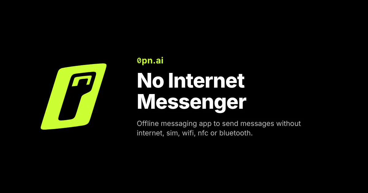 No Internet Messenger gallery image