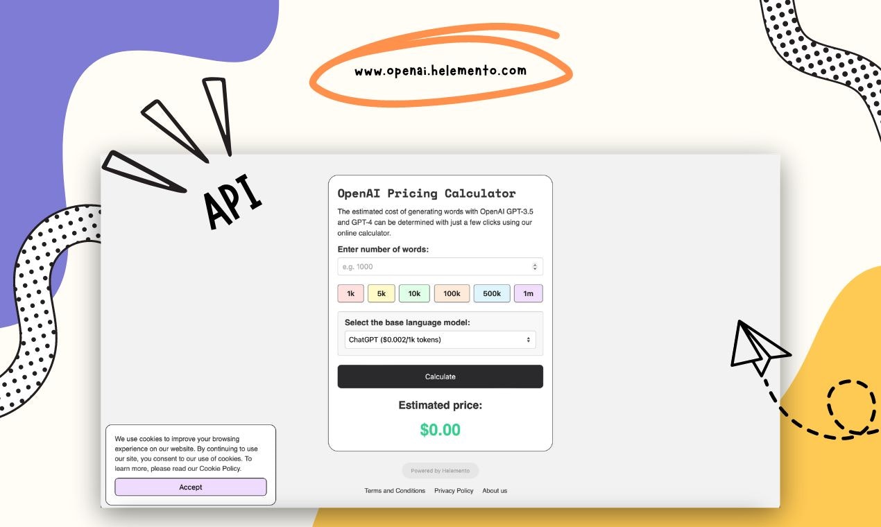 OpenAI CHATGPT API -PREISIERUNGSRALLUGER - API -Preisrechner für OpenAIs Chatgpt Medien 1