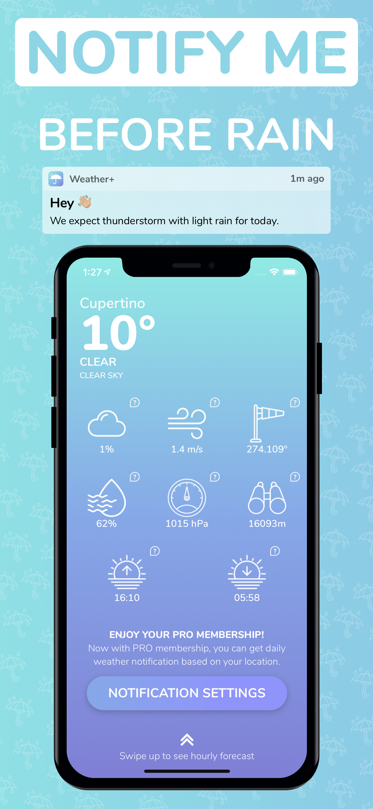 Weather + - Get weather alerts based on your location | Product Hunt