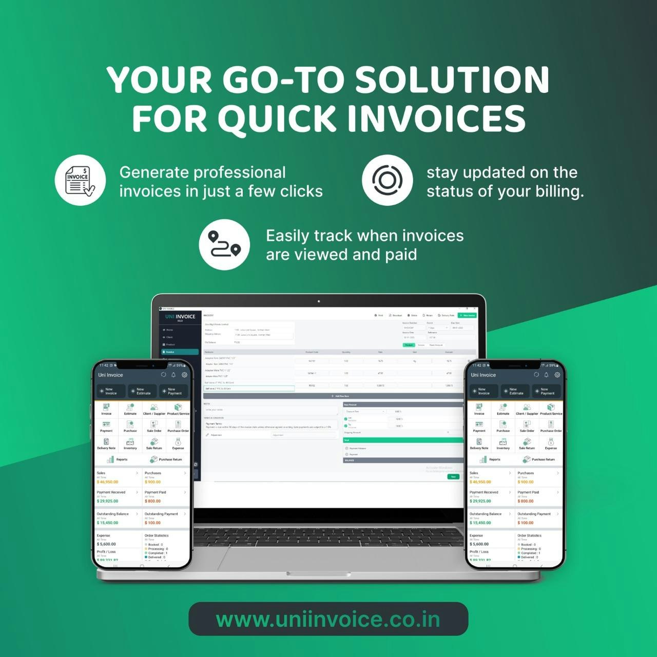 Uni Invoice gallery image