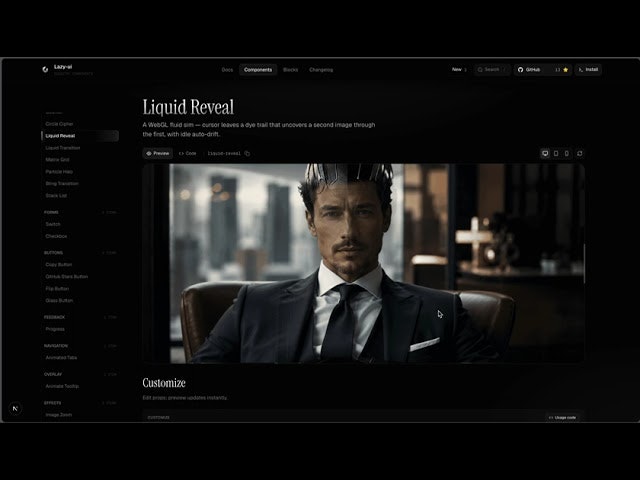 Lazy UI gallery image