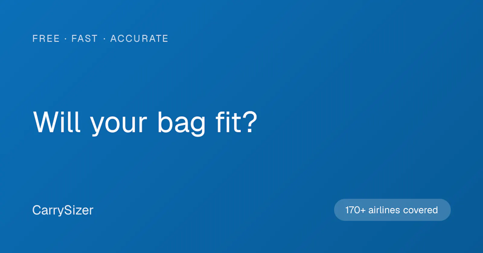 CarrySizer screenshot 1