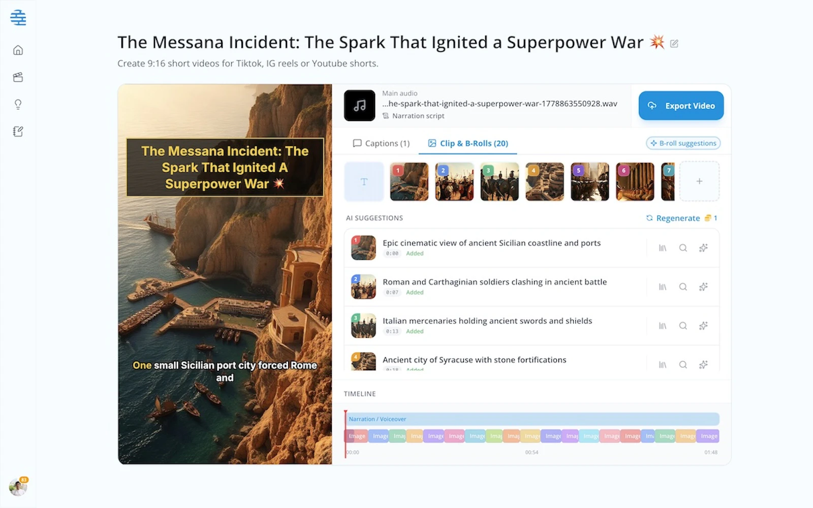 Narasi AI screenshot 2