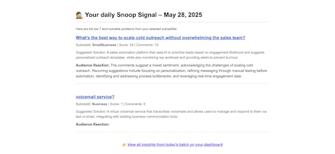 SnoopSignal gallery image