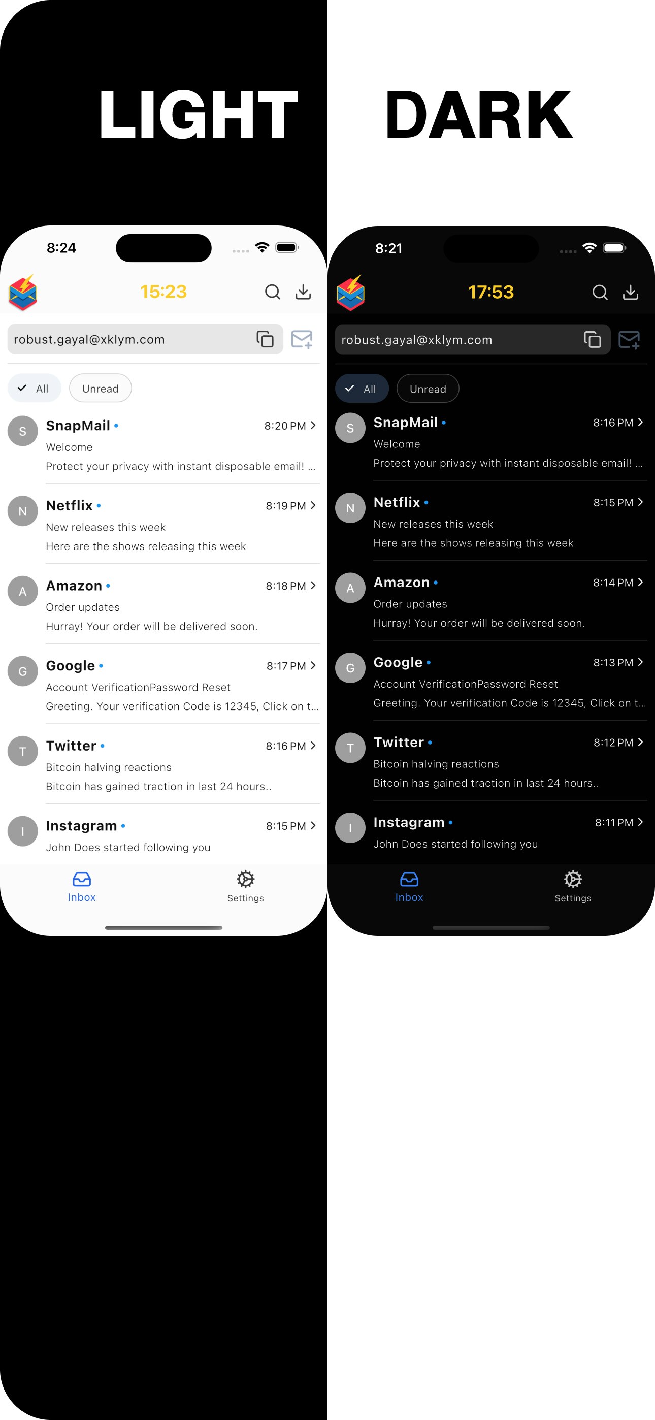 Média Snapmail - Mail jetable et anonyme en 1 clic 4