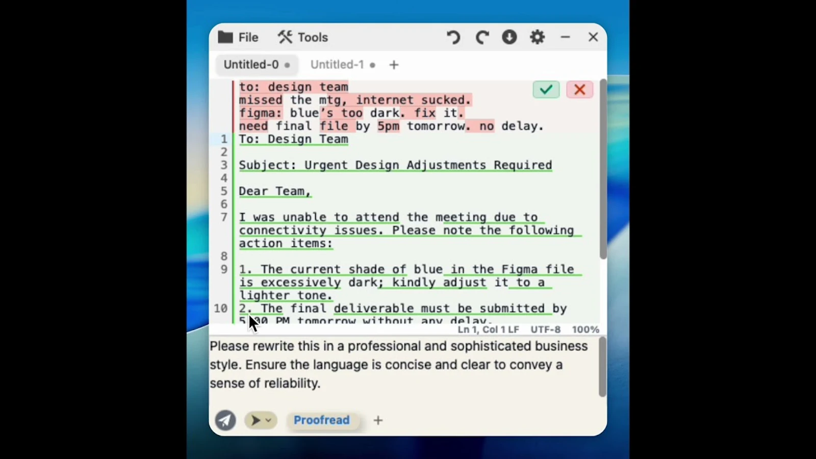 Simple AI Notepad screenshot 1 (video preview)