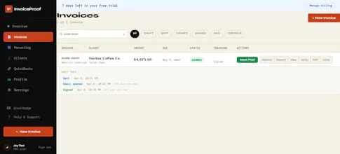 InvoiceProof gallery image