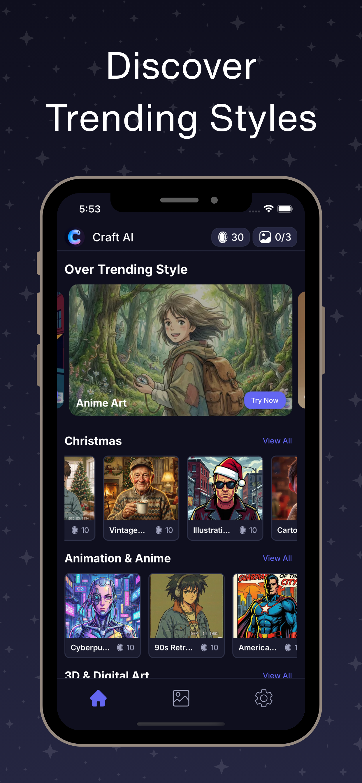 Craft AI: Ai Image & Video Generator  - Screenshot 2 showing product features and functionality