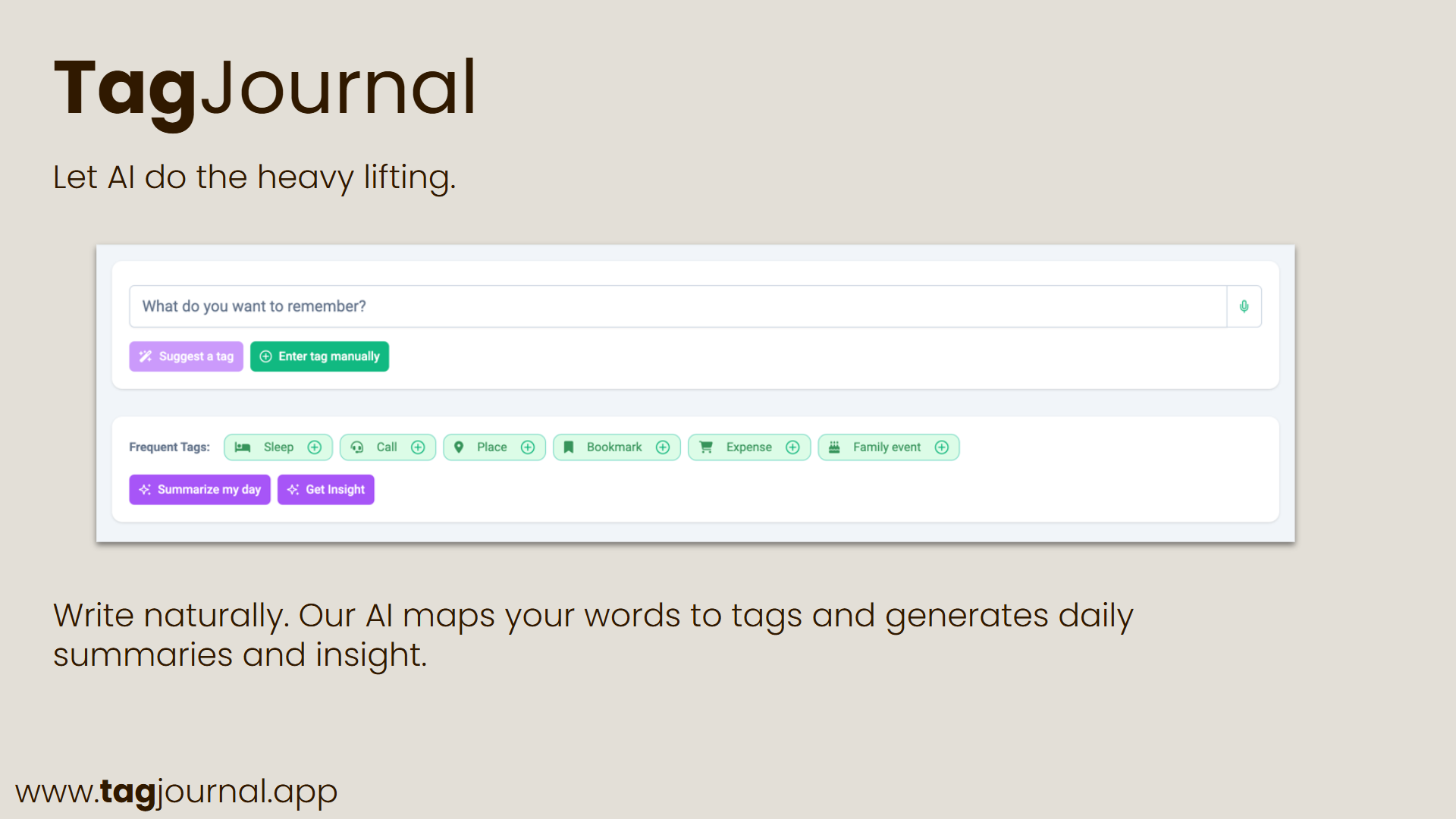 TagJournal gallery image