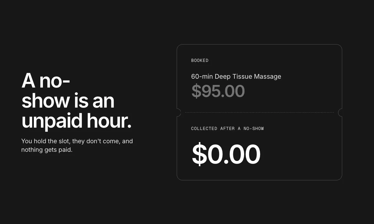 SlotPaid · Bookings that arrive paid gallery image